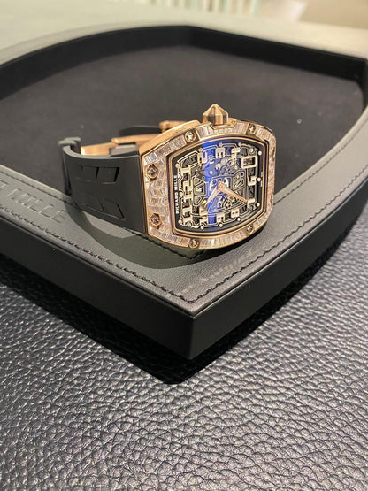 Richard Mille - Rose Gold - Baguette Diamond Bezel - RM 67-01 RG BG