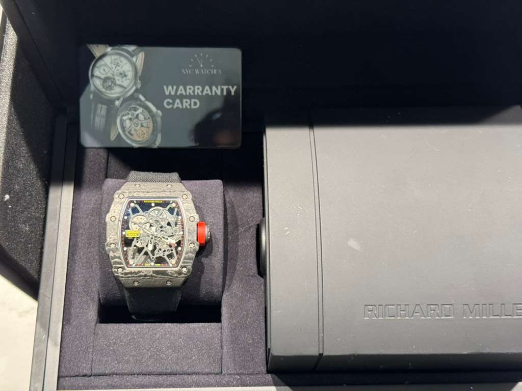 Richard Mille Rafael Nadal - Carbon - Skeleton Dial - Rubber Strap - RM35-01