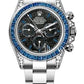 Rolex White Gold Daytona Watch  - 40 MM - White Gold Gold Bracelet - Silver Sheen Obsidian Dial - Sapphire Bezel - 126599TSA