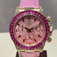 Rolex Cosmograph Daytona Barbie - Off-Catalog - 40 MM - Yellow Gold - Pink Dial - Diamond Bezel - 126538TRO