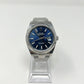 Rolex Stainless Steel Datejust 41 Date Watch - 41 MM - Oyster Bracelet - Smooth Bezel - Blue Dial - 126300 blio