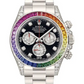 Rolex Rainbow White Gold Daytona Watch - 40 MM - Oyster Bracelet - Rainbow BlackMOP Dial Dial - 116599RBOW-0001