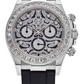 Rolex White Gold Daytona Watch - 40 MM - Oysterflex Strap - Eye of the Tiger Diamond Dial - 116589TBR