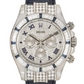 Rolex White Gold Daytona Watch - 40 MM - Pave Diamond Dial - Blue Leather Bracelet - Diamond Bezel - 11659912SA