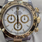Rolex Oystersteel and Yellow Gold Cosmograph Daytona Watch - 40 MM - Oyster Bracelet - Fixed Bezel - White Index Dial - 126503 wio
