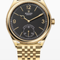 Rolex 1908 - 39MM - Yellow Gold - Domed and Flutel Bezel - Black dial - Settimo Bracelet - 52508-0007