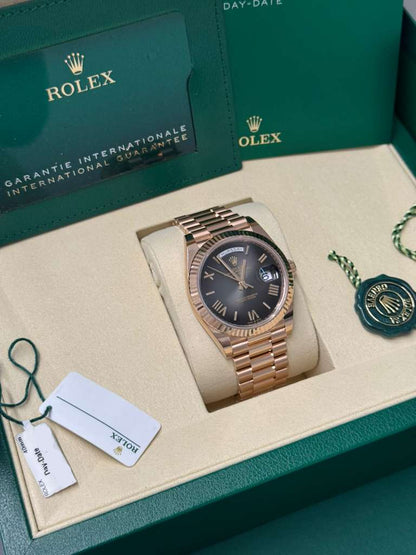 Rolex Day-Date - 40 MM - Rose Gold - Slate Ombré Dial - 228235-0055