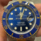 Rolex Blusey Oystersteel & Yellow Gold Submariner Watch 41MM - Oyster Bracelet - Blue Dial - 126613LB
