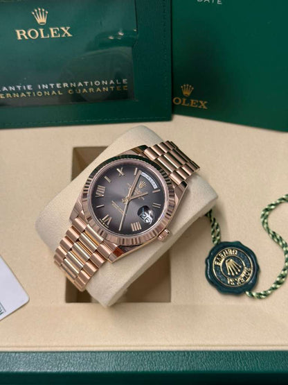 Rolex Day-Date - 40 MM - Rose Gold - Slate Ombré Dial - 228235-0055