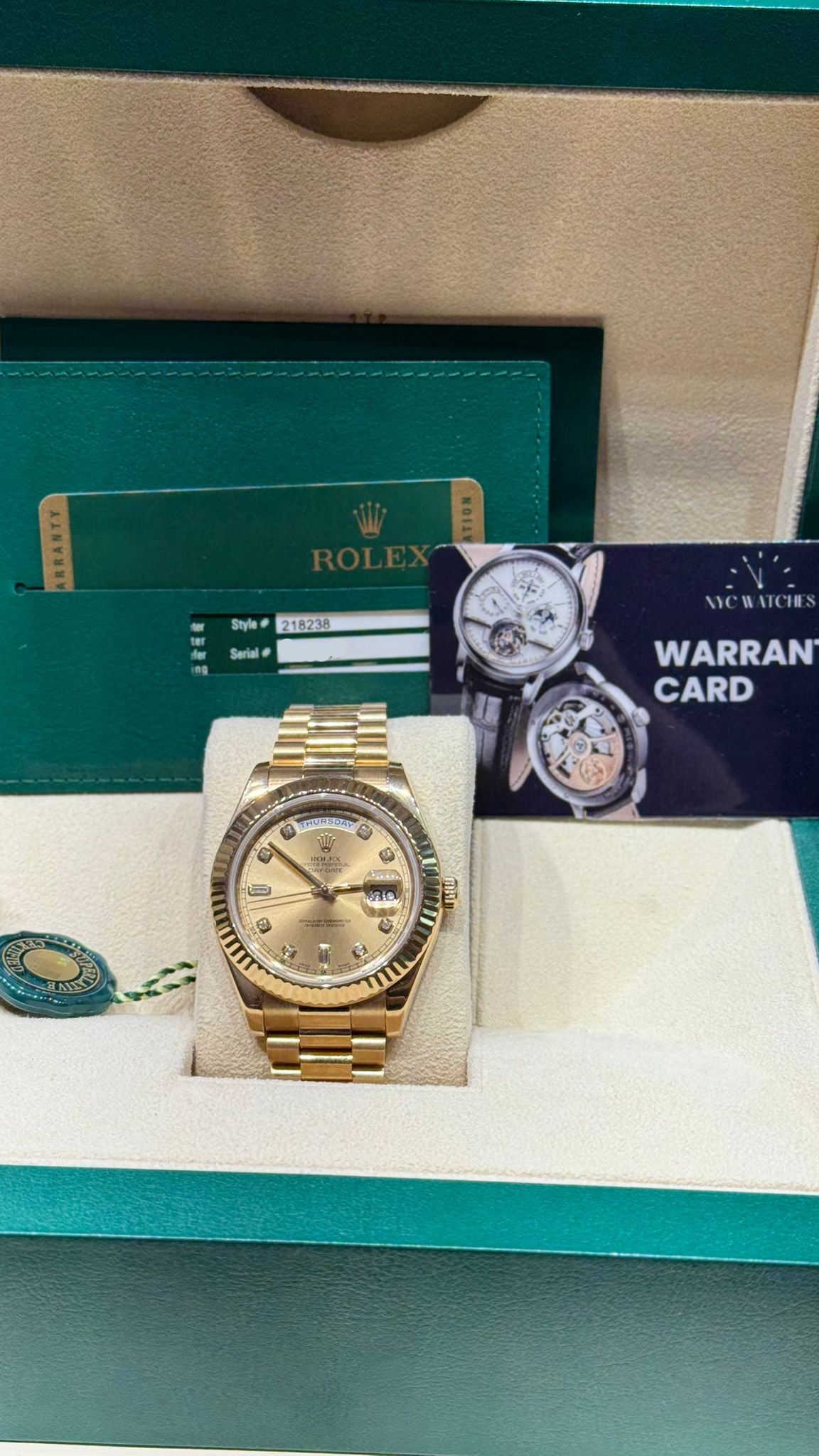 Rolex Day-Date - 41 MM - Yellow Gold - 218238 chd