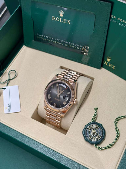 Rolex Day-Date - 40 MM - Rose Gold - Slate Ombré Dial - 228235-0055