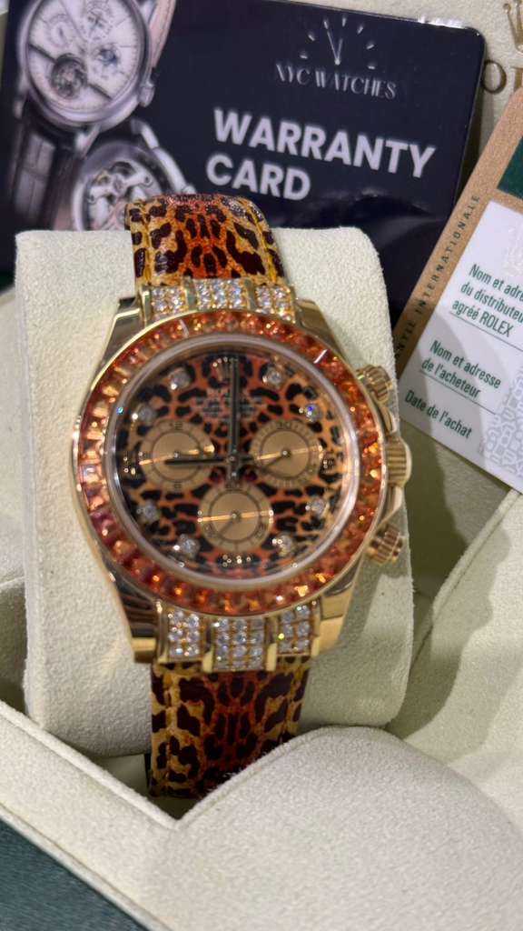 Rolex Daytona "Leopard" - 40 MM - Yellow Gold - 116598SACO