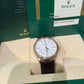Rolex Everose Gold Cellini Date Watch - 39 MM - Leather Strap - White Dial - 50505 wbk