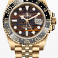 Rolex GMT-Master II - Yellow Gold - 40 MM - Jubilee Bracelet - Ceramic Bezel - Tiger Iron Dial - 126718GRNR-0002