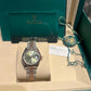 Rolex Lady-Datejust - 28 MM - Oystersteel and Rose Gold - Jubilee Bracelet - Fluted Bezel - Green Diamond Dial - 279171-0007