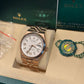 Rolex Land-Dweller - 40 MM - Rose Gold - Honeycomb Motif Intense White Dial - Fluted Bezel - Jubilee Bracelet - 127335-0001