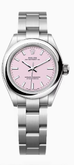 Rolex Oyster Perpetual - Stainless Steel - 28 MM - Oyster Bracelet - Candy Pink Dial - 276200-0004