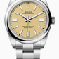 Rolex Oyster Perpetual - Stainless Steel - 41 MM - Oyster Bracelet - Beige Dial - Domed Bezel - 134300-0007
