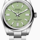 Rolex Oyster Perpetual - Stainless Steel - 41 MM - Oyster Bracelet - Pistachio Dial - Domed Bezel - 134300-0006