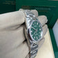 Rolex Stainless Steel Oyster Perpetual no date Watch - 36 MM - Oyster Bracelet - Green Dial - 126000 greio