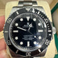 Rolex Oystersteel Submariner 40 MM - Oyster Bracelet - Black No Date Dial - 114060