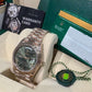 Rolex Presidential Everose Gold Day-Date 40MM - President Bracelet Watch - Olive Roman Dial - 228235-0025
