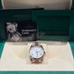 Rolex Presidential Everose Gold Day-Date 40MM - President Bracelet Watch - White Roman Dial - 228235-0032