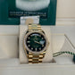 Rolex Presidential Yellow Gold Day-Date 36MM - President Bracelet Watch - Green Ombre´ Diamond Dial - 128348RBR godp