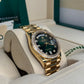 Rolex Presidential Yellow Gold Day-Date 36MM - President Bracelet Watch - Green Ombre´ Diamond Dial - 128348RBR godp