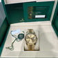 Rolex Presidential Yellow Gold Day-Date 40MM - President Bracelet Watch - Champagne Baguette Diamond Dial - 228238-0005