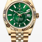 Rolex Sky Dweller - 42 MM - Yellow Gold - Green Dial - Jubilee Bracelet - 336938-0008