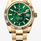 Rolex Sky Dweller - 42 MM - Yellow Gold - Green Dial - Oyster Bracelet - 336938-0007