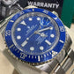 Rolex Smurf White Gold Submariner Watch 40MM - Oyster Bracelet - Blue Dial - 116619LB