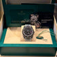 Rolex Stainless Steel and White Gold Datejust 41 Date Watch - 41 MM - Jubilee Bracelet - Fluted Bezel - Black Diamond Dial - 126334-0012