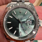 Rolex Stainless Steel and White Gold Datejust 41 Date Watch - 41 MM - Jubilee Bracelet - Fluted Bezel - Green Dial - 126334 mgij