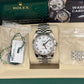 Rolex Stainless Steel and White Gold Datejust 41 Date Watch - 41 MM - Jubilee Bracelet - Fluted Bezel - White Roman Dial - 126334-0024