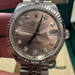 Rolex Steel and White Gold Datejust - 31 MM - Jubilee Bracelet - Fluted Bezel - Pink Diamond Dial - 278274 pdj