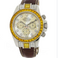Rolex White Gold Daytona Watch - 40 MM - Mother of Pearl Dial - Brown Leather Bracelet - 16559SACO