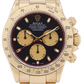 Rolex Yellow Gold Daytona "Paul Newman" Watch - 40 MM - Oyster Bracelet - Black Dial with Champagne Counters- 116528