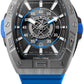 Franck Muller Skafander - 45 MM - Titanium - Grey & Blue Dial - SKF43SCTTBRTTBL