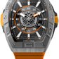 Franck Muller Skafander - 43 MM - Titanium - Grey & Orange Dial - SKF43SCTTBRTTOR