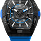 Franck Muller Skafander - 43 MM - Titanium - Black & Blue Dial - SKF43SCTTNRBRBL