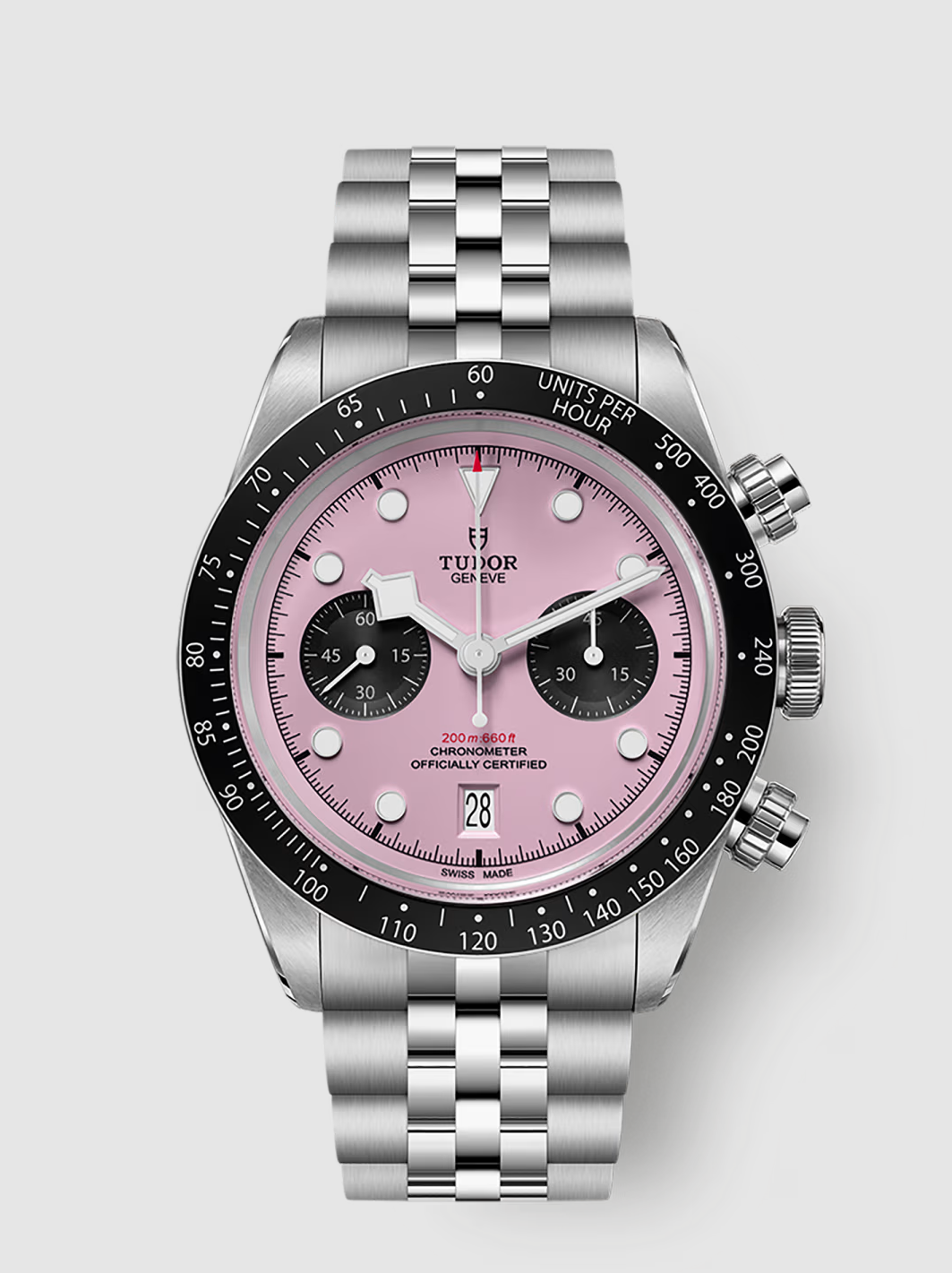 Tudor Black Bay Chronograph - 41 MM - Stainless Steel - Pink Dial - M79360N-0019 - NYCW