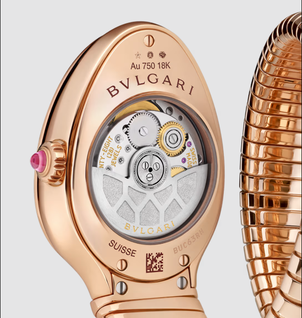 Bvlgari Serpenti Tubogas Double Spiral - 35 MM - Rose Gold - White Dial - 103905
