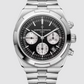 Vacheron Constantin Overseas Chronograph Stainless Steel 42 MM - Stainless Steel Bracelet - Black Dial - 5520V/210A-B481
