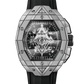 Hublot Spirit of Big Bang Sang Bleu Titanium 42 MM - Black Rubber Strap - Sapphire Dial - 648.NX.0107.RX.MXM23