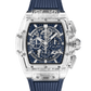 Hublot Spirit of Big Bang Sapphire Blue - Limited Edition - 42 MM - Blue Lined Rubber Strap - Sapphire Crystal Dial - 642.JX.7170.RX