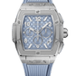 Hublot Spirit of Big Bang Coal Blue - Titanium - 42 MM - Coal Blue Rubber Strap - Coal Blue Stamped "Carbon Effect" Dial - 642.NX.717B.RX