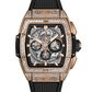 Hublot Spirit of Big Bang King Gold Jewellery 42 MM - Black Rubber Strap - Diamond Bezel - Sapphire Crystal Dial - 642.OX.0180.RX.0904