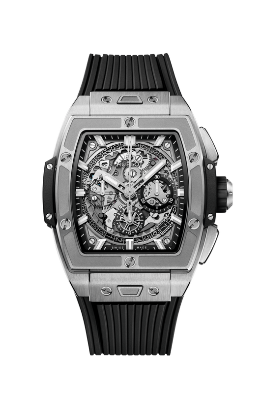 Hublot Spirit of Big Bang Titanium 42 MM - Black Rubber Strap - Sapphire Dial - 642.NX.0170.RX